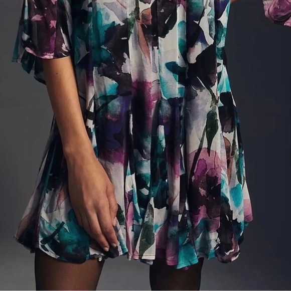 Anthropologie Flutter Sleeve Dress - Picture 5 of 7